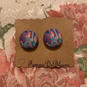 Disney Peter Pan Mermaid Lagoon Earrings